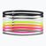 Opaski na głowę Nike Skinny Headbands 8 szt. black/black/white