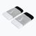 Frotki na nadgarstek Nike Swoosh Doublewide Wristbands 2 szt. lt smoke grey/black/white
