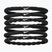 Gumki do włosów Nike Flex Hair Tie 6 szt. black/black/white
