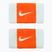 Frotki na nadgarstek Nike Swoosh Doublewide Wristbands 2 szt. glacier blue/safety orange/glacier blue