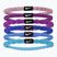 Gumki do włosów Nike Flex Hair Tie 6 szt. elemental pink/bold berry/white
