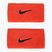 Frotki na nadgarstek Nike Swoosh Doublewide Wristbands 2 szt. bright crimson/cave purple