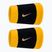 Frotki na nadgarstek Nike Swoosh Classic Doublewide Wristbands 2 szt black/court purple university gold