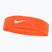 Frotka na głowę Nike Swoosh Classic Headband team orange/white