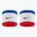 Frotki na nadgarstek Nike Swoosh Classic Wristbands 2 szt. game royal/university red/black
