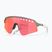 Okulary przeciwsłoneczne Oakley Sutro Lite Sweep matte silver/blue colorshift/prizm trail torch