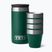 Kieliszki turystyczne YETI Shot 48 ml 4 szt. black forest green