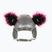 Uszy na kask dziecięcy Eisbar Kekos pink/black