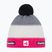 Czapka zimowa Eisbar Star Pompon SA pink meliert/white/grey