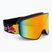 Gogle narciarskie Red Bull SPECT Rush black/red snow - orange with red mirror