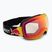 Gogle narciarskie Red Bull Spect Bent Photo matt black/brown with red chrom x