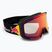 Gogle narciarskie Red Bull SPECT Jibb Photo matt black/brown with red chrom x