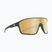 Okulary przeciwsłoneczne Red Bull SPECT Daft matt metallic olive/ brown with gold mirror