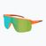 Okulary przeciwsłoneczne Red Bull SPECT Dakota matt clear neon-orange/brown with blue-green mirr