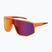 Okulary przeciwsłoneczne Red Bull SPECT Dash matt clear neon-orange/smoke with red-purple mirr