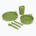 Zestaw naczyń turystycznych Sea To Summit Horizon Dinnerware tarragon