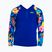 Longsleeve do pływania dziecięcy Funky Trunks Zippy Rash Vest in bloom