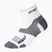 Skarpety 2XU Vectr Ultralight 1/4 Crew white/grey