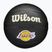 Piłka do koszykówki dziecięca Wilson NBA Team Tribute Mini Los Angeles Lakers black rozmiar 3