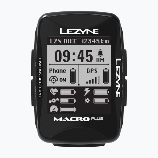Licznik rowerowy LEZYNE MACRO PLUS GPS czarny LZN-1-GPS-MACRO-V204 5