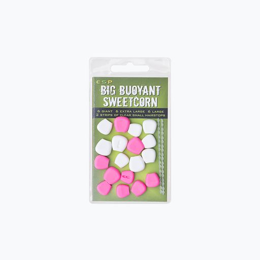 Przynęta sztuczna kukurydza ESP Big Buoyant Sweetcorn różowo - biała ETBSCPW008