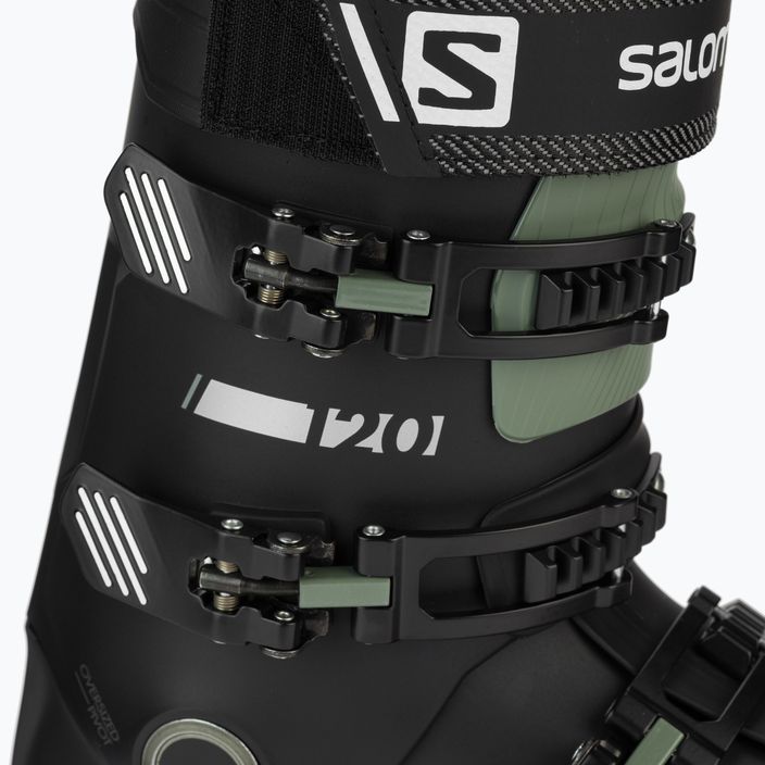 Buty narciarskie męskie Salomon S/Max 120 GW black/oil/green/silver 6