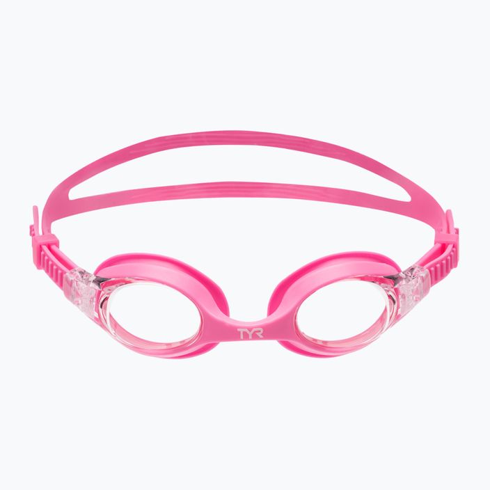 Okulary do pływania dziecięce TYR Swimple clear/pink 2