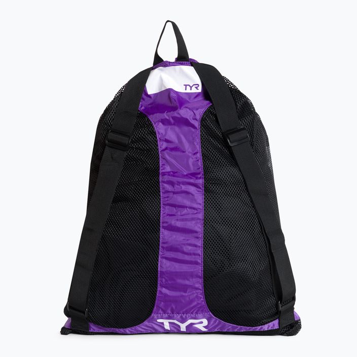 Worek pływacki TYR Big Mesh Mummy Bag 40 l purple 3