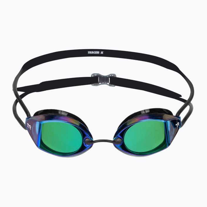 Okulary do pływania TYR Tracer-X Racing Mirrored blue/black 2