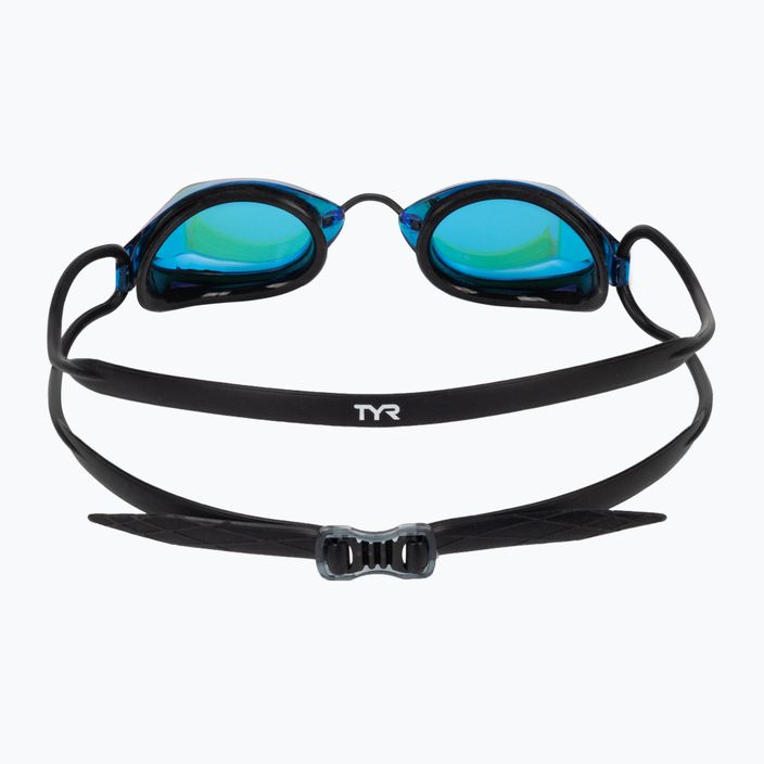 Okulary do pływania TYR Tracer-X Racing Mirrored blue/black 5