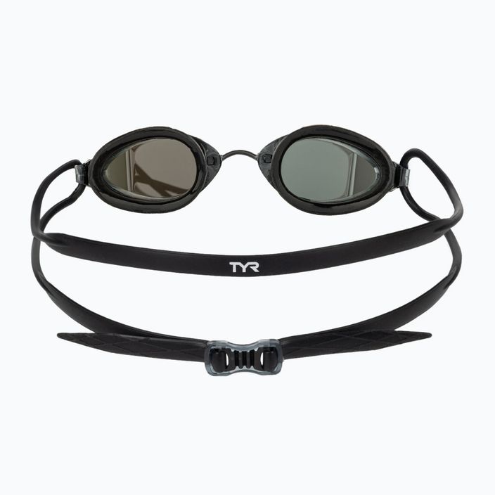 Okulary do pływania TYR Tracer-X Racing Nano Mirrored silver/black 5