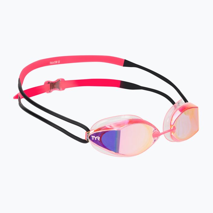 Okulary do pływania TYR Tracer-X Racing Mirrored pink/black