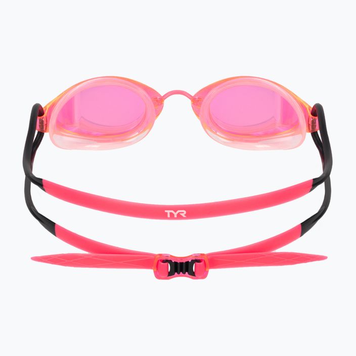 Okulary do pływania TYR Tracer-X Racing Mirrored pink/black 5