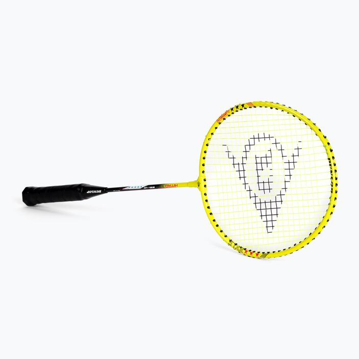 Zestaw do badmintona Dunlop Nitro-Star SSX 1.0 4 Player niebiesko-żółty 13015340 4