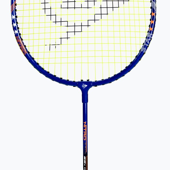 Zestaw do badmintona Dunlop Nitro-Star SSX 1.0 4 Player niebiesko-żółty 13015340 6