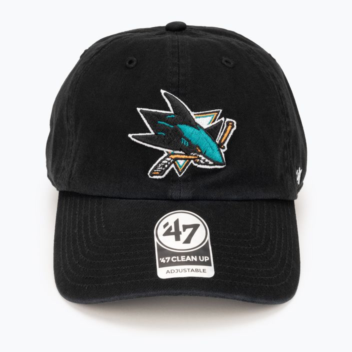 Czapka z daszkiem 47 Brand NHL San Jose Sharks CLEAN UP black 4