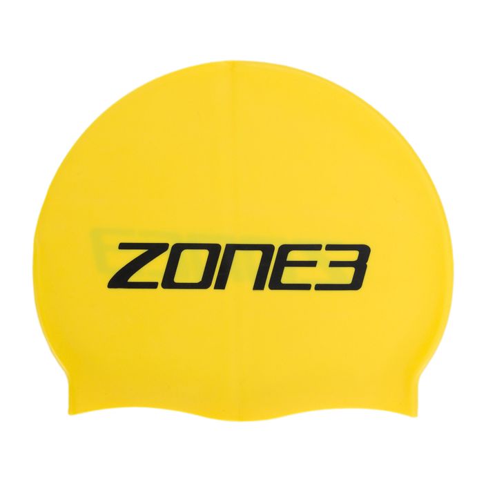 Czepek pływacki ZONE3 SA18SCAP high vis yellow 2