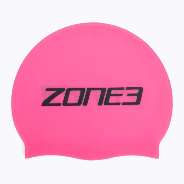 Czepek pływacki ZONE3 SA18SCAP high vis pink