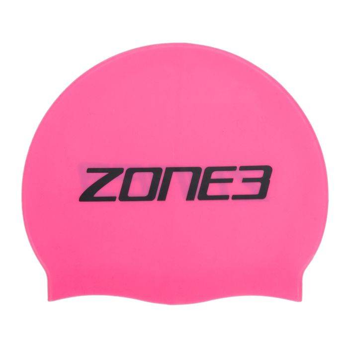 Czepek pływacki ZONE3 SA18SCAP high vis pink 2
