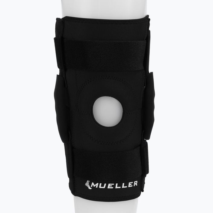 Zawiasowy stabilizator kolana Mueller Hinged Wraparound Knee Brace black 2