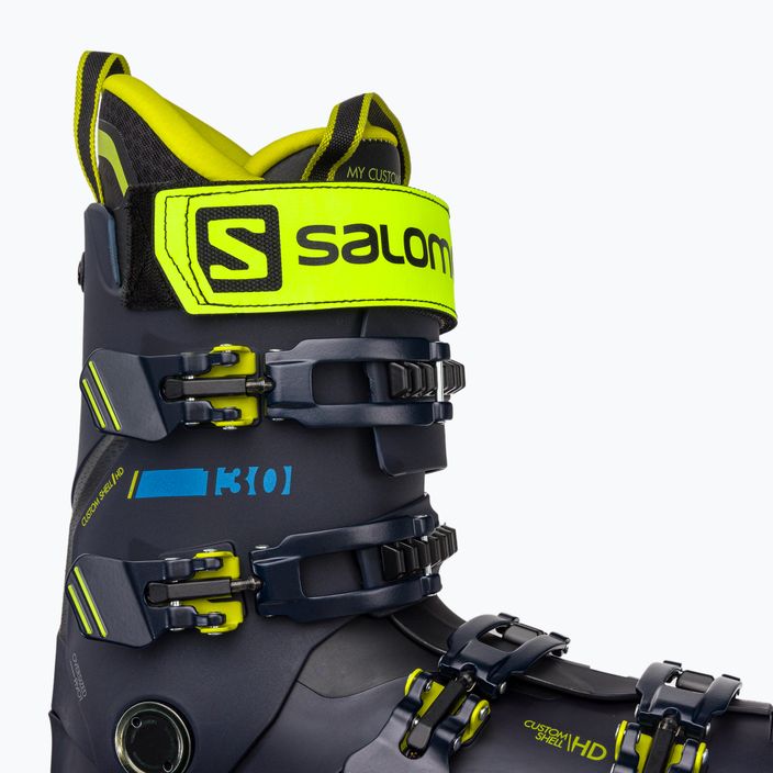 Buty narciarskie męskie Salomon S Pro HV 130 GW night sky/acid green/black 6