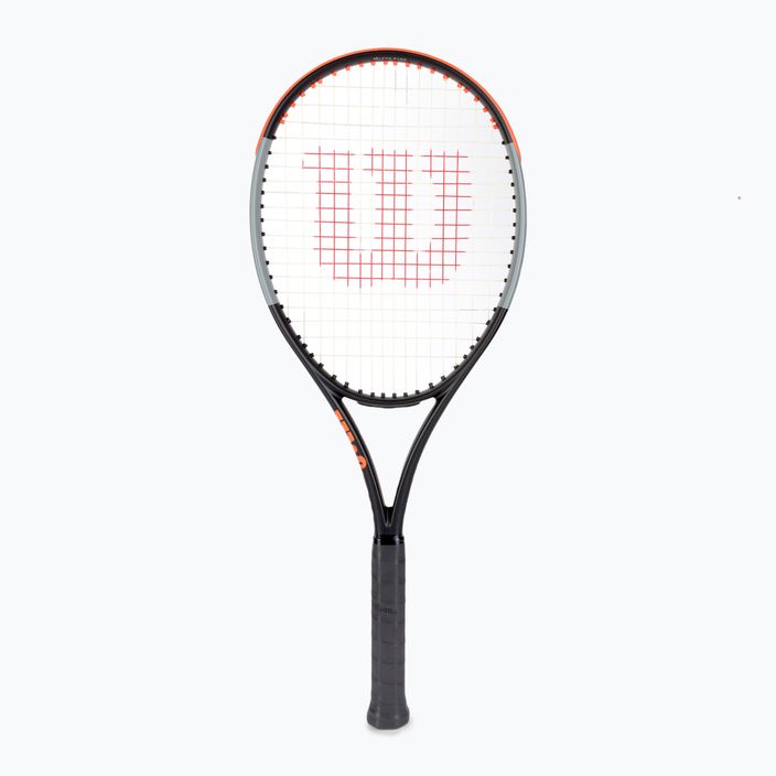 Rakieta tenisowa Wilson Burn 100 V4.0 black/grey/orange
