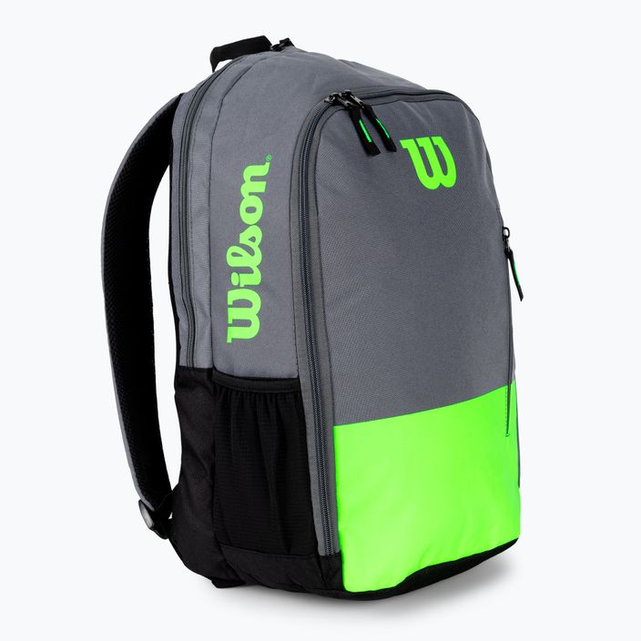 Plecak tenisowy Wilson Team Backpack green/grey 3
