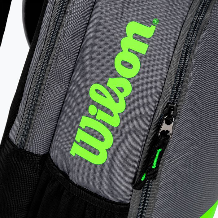 Plecak tenisowy Wilson Team Backpack green/grey 6