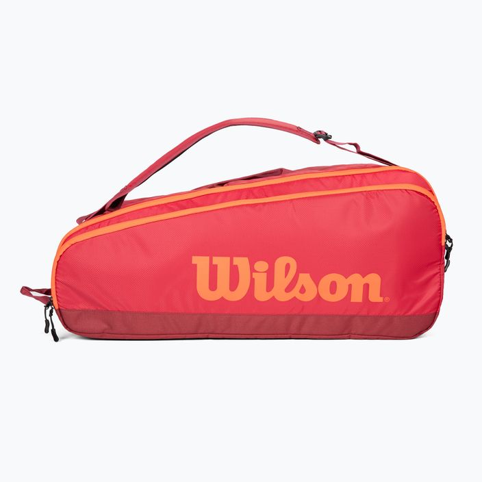Torba tenisowa Wilson Tour 6 Pack maroon 2