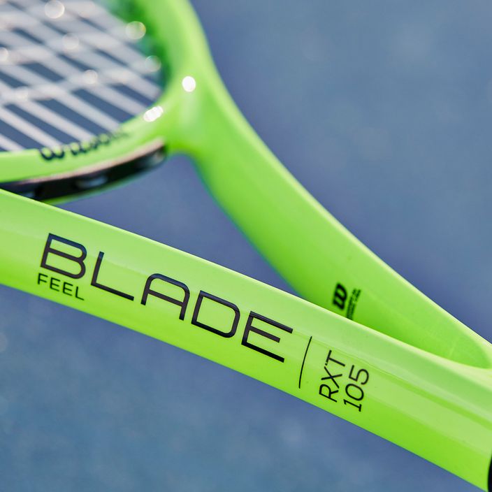 Rakieta tenisowa Wilson Blade Feel Rxt 105 black/silver/lime gr. 11