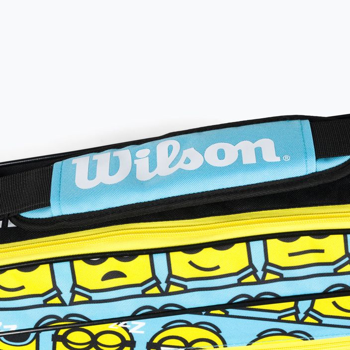 Torba tenisowa dziecięca Wilson Minions 2.0 Team 3 Pack blue yellow black 3