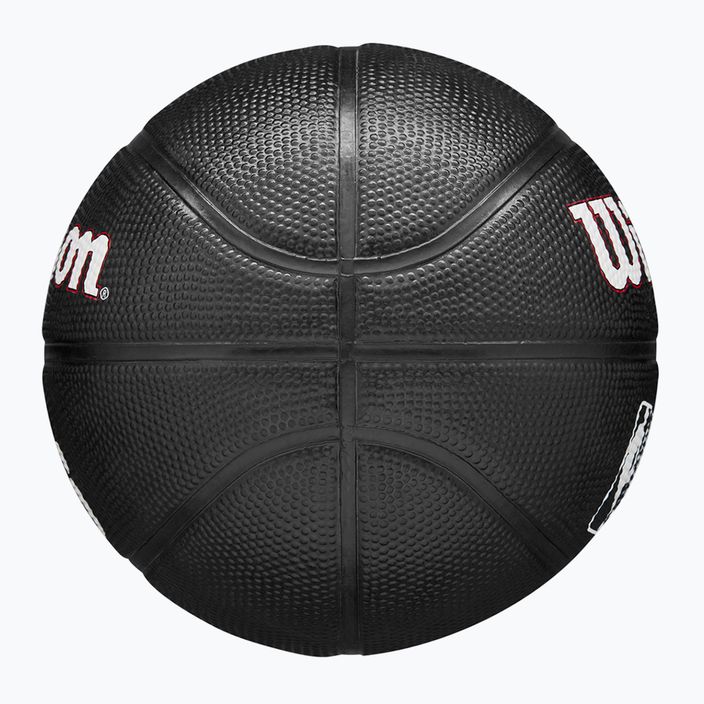 Piłka do koszykówki dziecięca Wilson NBA Team Tribute Mini Philadelphia 76Ers black rozmiar 3 4