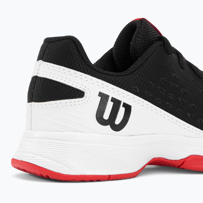 Buty do tenisa dziecięce Wilson Rush Pro L Jr black/white/red 8