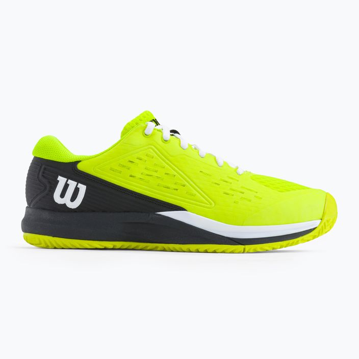 Buty do tenisa dziecięce Wilson Rush Pro Ace Safety Jr black/neon yellow 2